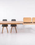 Table de salle à manger à rallonge en bois massif TOKIO | KARPIS