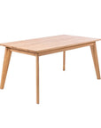 Table de salle à manger à rallonge en bois massif hêtre ou chêne KAMBIO 2 | KARPIS