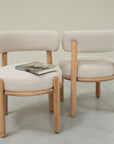 Lot de 2 chaises en bois de chêne massif Lova | VESKOR