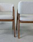 Chaise en bois massif chêne ou noyer SUÈDE | VESKOR