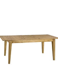 Table de salle à manger à rallonge en bois de chêne FREDO | VESKOR