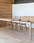 Table de salle à manger à rallonge en bois massif CREATIV | KARPIS