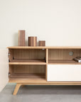Meuble TV en bois massif OSLO 2 | VESKOR
