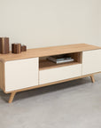 Meuble TV en bois massif OSLO 2 | VESKOR
