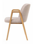 Lot de 2 ou 4 chaises de salle à manger Chill, structure en chêne massif, rembourrées | VESKOR