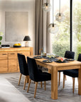 Table à manger à rallonges en chêne VELVET 40 | LoftStory