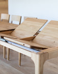 Table de salle à manger à rallonge en bois massif CREATIV | KARPIS