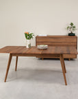 Table de salle à manger extensible en bois massif SWEDEN | VESKOR
