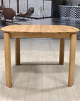 Table de salle à manger ronde à rallonge en chêne massif Victoria | VESKOR