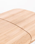 Table de salle à manger à rallonge en bois massif hêtre ou chêne IKONA | KARPIS