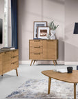 Commode en chêne rustique LEO 12 | LoftStory