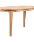 Table de salle à manger à rallonge en bois massif hêtre ou chêne IKONA | KARPIS