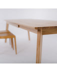 Table de salle à manger à rallonge en bois massif PREMIER | KARPIS