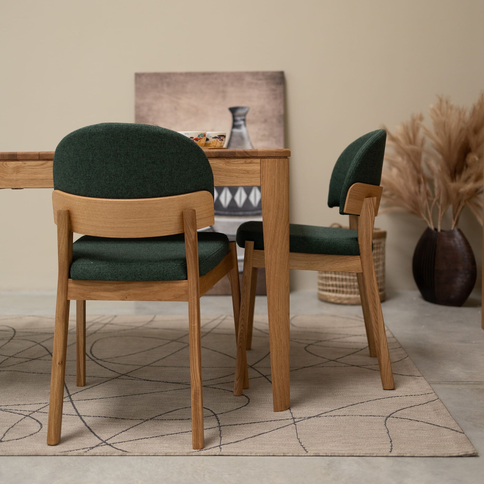 Lot de 2 ou 4 chaises en chêne massif Astrid | VESKOR