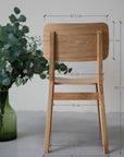 Lot de 2 ou 4 chaises de salle à manger en bois de chêne KODAMA | VESKOR