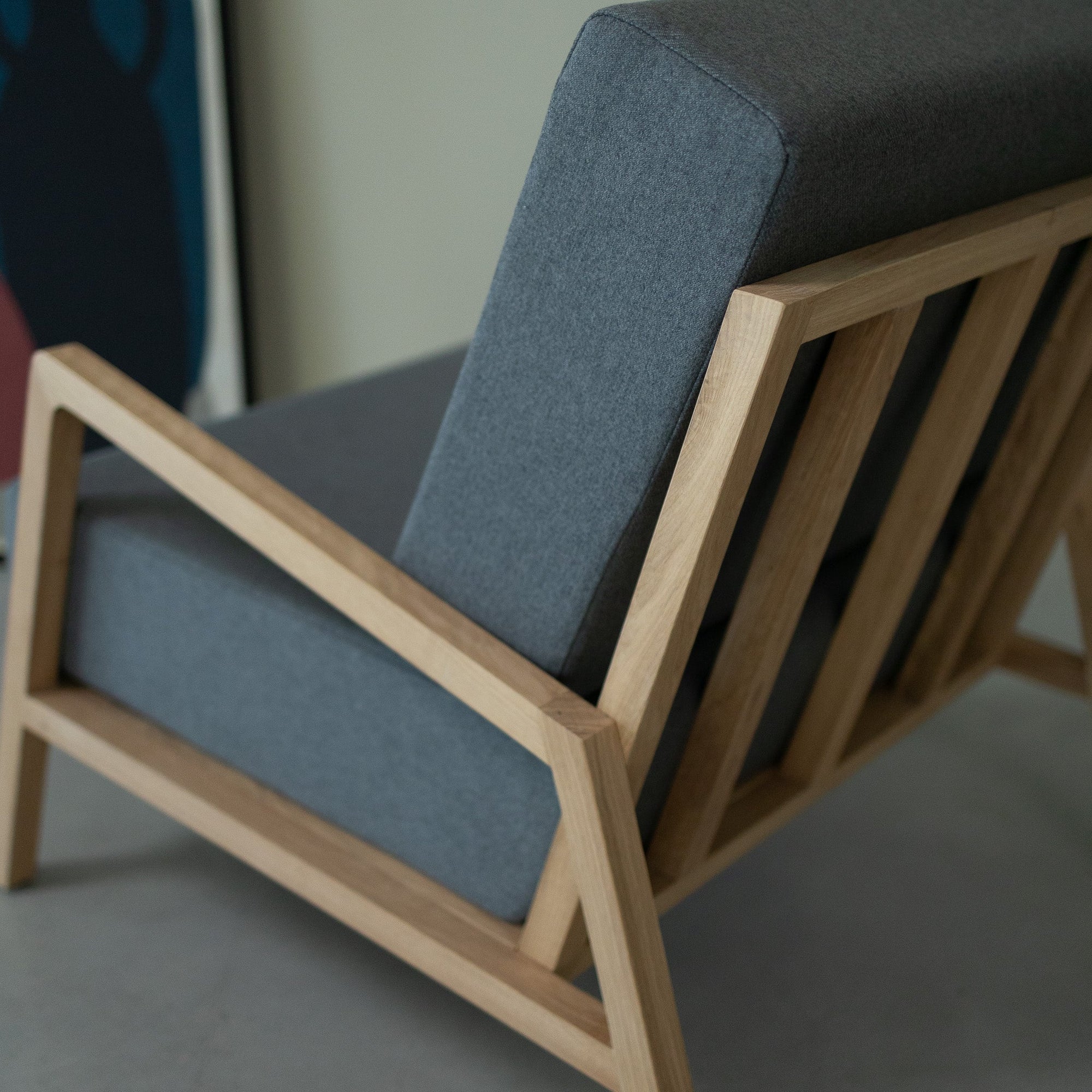 Fauteuil en bois massif SUÈDE | VESKOR