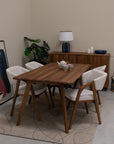 Chaise en bois massif chêne ou noyer SUÈDE | VESKOR