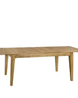 Table de salle à manger à rallonge en bois de chêne FREDO | VESKOR