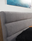 Structure de lit en chêne rustique VELVET 76 | LoftStory