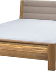 Structure de lit en chêne rustique VELVET 76 | LoftStory