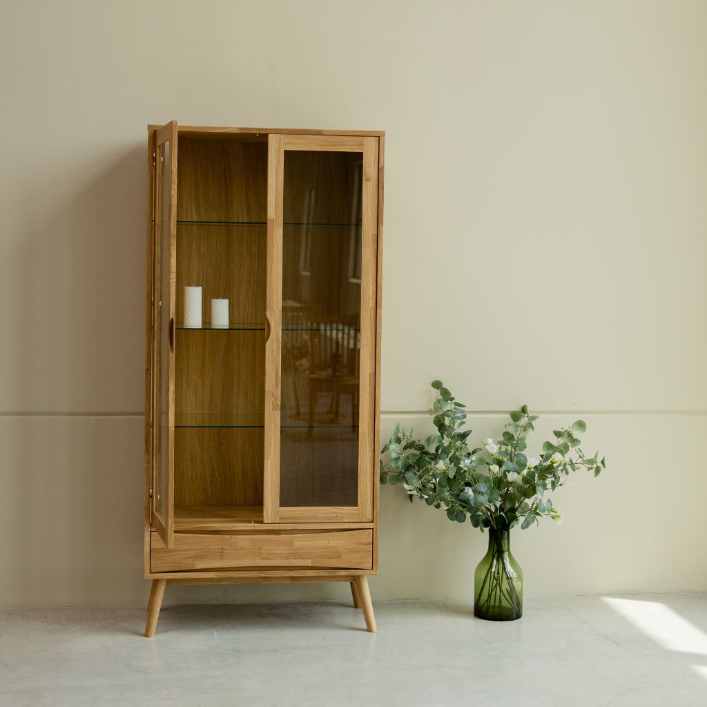 Vitrine en chêne MALMO | VESKOR
