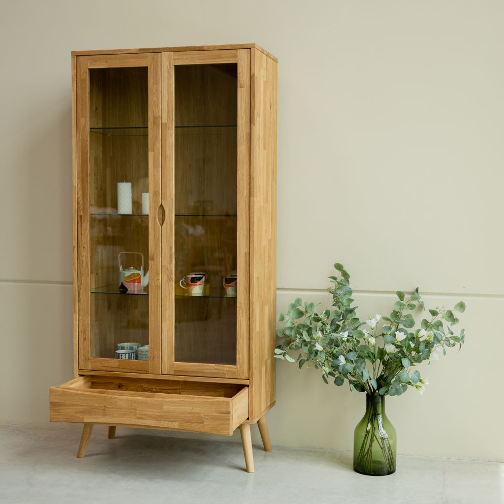 Vitrine en chêne MALMO | VESKOR