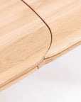 Table de salle à manger à rallonge en bois massif hêtre ou chêne IKONA | KARPIS