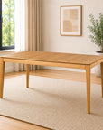 Table de salle à manger en chêne MINURA 40 | LoftStory