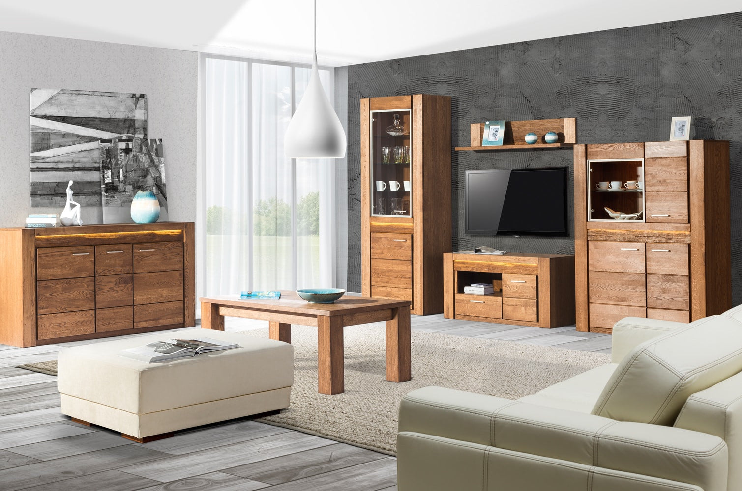 Vitrine en chêne VELVET 15 | LoftStory